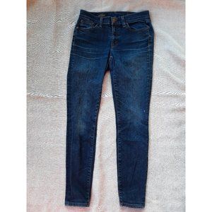 J Crew Toothpick Dark Wash Skinny Jeans 27